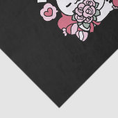 Feline de Liefde - Schattigee Valentijn's Cat Desi Tissuepapier (Detail)