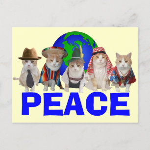 Feline Diplomatic Corps Briefkaart