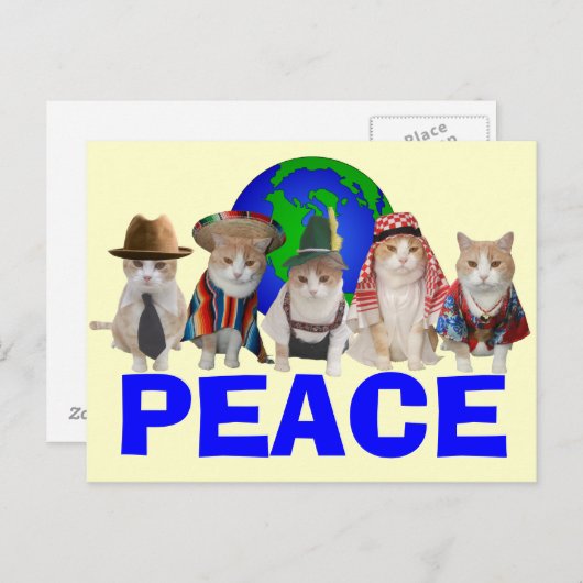 Feline Diplomatic Corps Briefkaart (Voorkant / Achterkant)