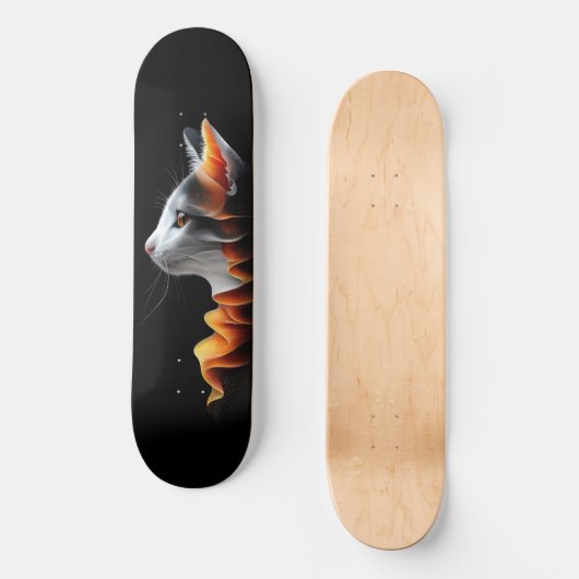 Feline Elegance Skateboard (Voorkant)