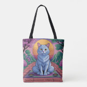 Feline Enlightenment Tote Bag (Achterkant)