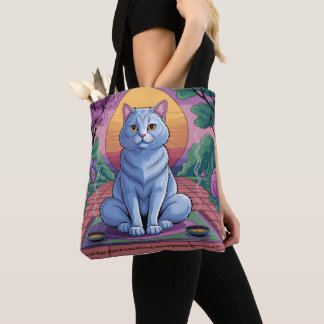 Feline Enlightenment Tote Bag