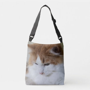 (Feline Fancy) Kat Overpeinzing: Kat Foto Crossbody Tas