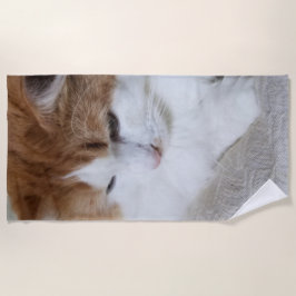 (Feline Fancy) Kat Overpeinzing: Kat Foto Strandlaken