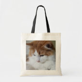 (Feline Fancy) Kat Overpeinzing: Kat Foto Tote Bag (Voorkant)