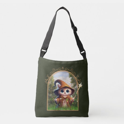 Feline Fantasy Avontuur Crossbody Tas (Voorkant)