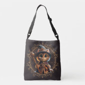 Feline Fantasy Avontuur Crossbody Tas (Achterkant)
