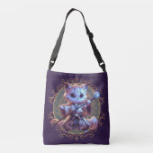 Feline Fantasy Avontuur Crossbody Tas (Achterkant)