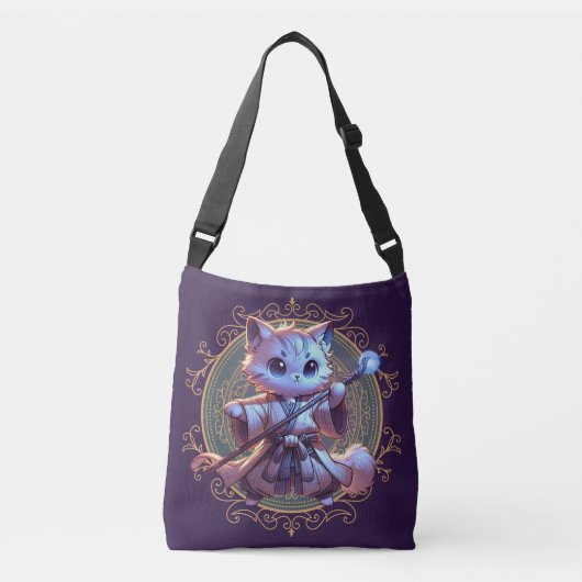 Feline Fantasy Avontuur Crossbody Tas (Voorkant)