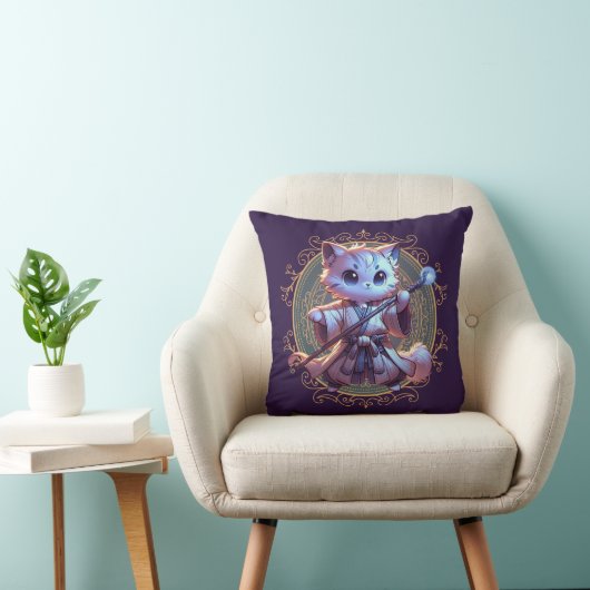 Feline Fantasy Avontuur Kussen (Stoel)