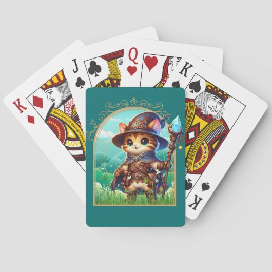 Feline Fantasy Avontuur Pokerkaarten (Achterkant)