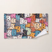 Feline Fantasy: Schattigee anime Cats Galore Bad Handdoek (Handdoek)