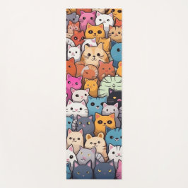 Feline Fantasy: Schattigee anime Cats Galore Yogamat