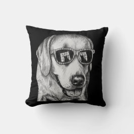 Feline Fascination Dog Art Pillow Kussen