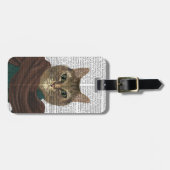 Feline Fashionista Bagagelabel (Voorkant horizontaal)
