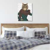 Feline Fashionista Canvas Afdruk (Insitu (Slaapkamer))