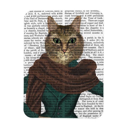 Feline Fashionista Magneet (Verticaal)