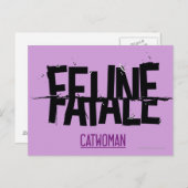 Feline Fatale Briefkaart (Voorkant / Achterkant)