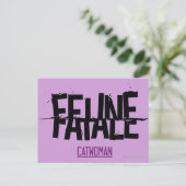 Feline Fatale Briefkaart (Staand voorkant)