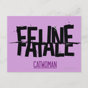 Feline Fatale Briefkaart