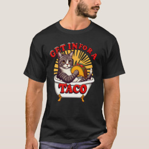 Feline Fiesta in een Tub T-shirt