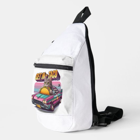 Feline Fiesta in Pink Ride Sling Bag (Rechterhoek)