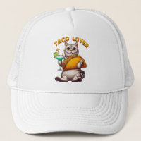 Feline Fiesta Met Taco en Drink