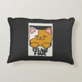 Feline Fine Accent Kussen (Achterkant)