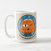 FELINE FINE COFFEE Cute Cartoon Cat Señor Gato Koffiemok (Links)