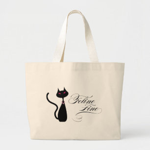 Feline Fine Grote Tote Bag