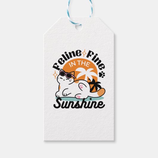 Feline Fine In The Sunshine beroemd gemaakt door R Cadeaulabel (Voorkant)