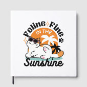 Feline Fine In The Sunshine beroemd gemaakt door R Gastenboek (Voorkant)