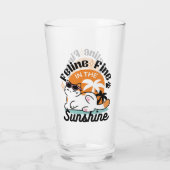 Feline Fine In The Sunshine beroemd gemaakt door R Glas (Achterkant)