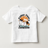Feline Fine In The Sunshine beroemd gemaakt door R Kinder Shirts (Voorkant)