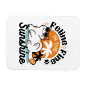 Feline Fine In The Sunshine beroemd gemaakt door R Magneet (Horizontaal)