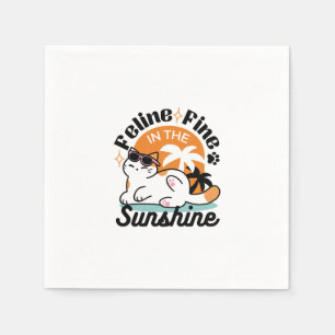 Feline Fine In The Sunshine beroemd gemaakt door R Servet
