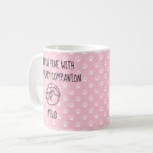 Feline Fine met My Furry Companion Kattennaam Koffiemok (Voorkant links)