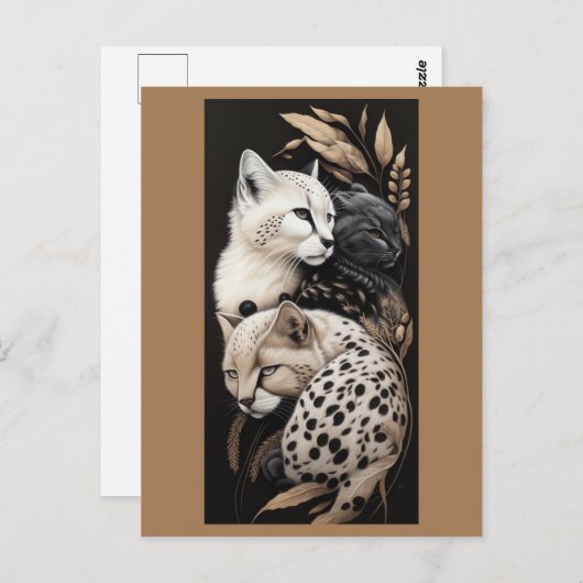 FELINE FINESSE #1 BRIEFKAART (Voorkant / Achterkant)