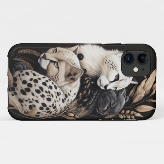 FELINE FINESSE #1 Case-Mate iPhone CASE (Achterkant (horizontaal))