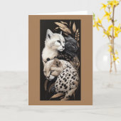 FELINE FINESSE #1 KAART (Gele Bloem)