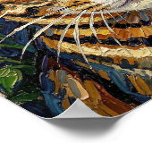 Feline & Floral | Cute Artistic Cat  Poster (Hoek)