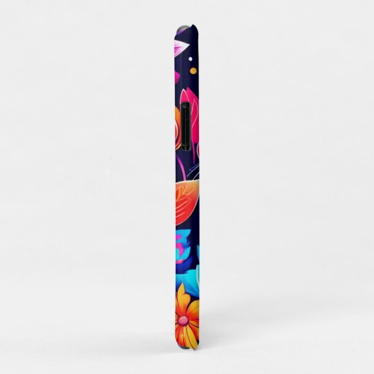 Feline Floral Fantasy Case-Mate iPhone Case (Achterkant/rechts)