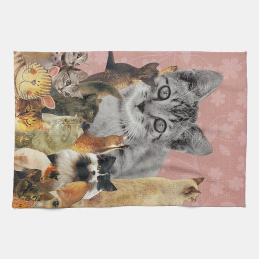 Feline Follies Kitchen Towel Theedoek (Horizontaal)
