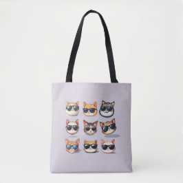 Feline Frenzy-Cat Theme Casual Tas
