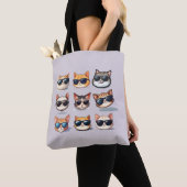 Feline Frenzy-Cat Theme Casual Tas (Dichtbij)