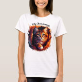 Feline Frenzy: Kat Chaos op komst! T-shirt (Voorkant)