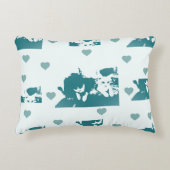 Feline Friends. Adorable Kitten Duo. Accent Kussen (Voorkant)