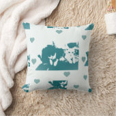 Feline Friends. Adorable Kitten Duo. Kussen (Deken)