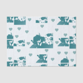 Feline Friends. Adorable Kitten Duo. Tissuepapier