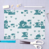 Feline Friends. Adorable Kitten Duo. Tissuepapier (Craft)